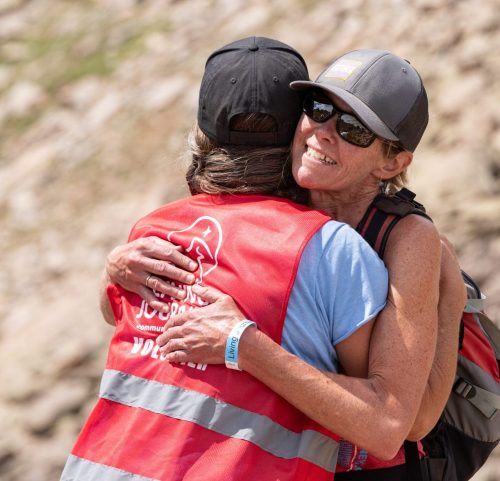 Living Journeys, women embracing
