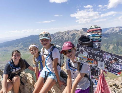 Living Journeys, Kids at the top of Mt Crested Butte